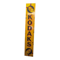Groot Engels Emaillen Kodak Reclame Bord, Jaren 30/40