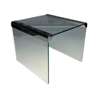 Glazen Bijzettafel, Galotti & Radice, 1970'S Italië thumbnail 1