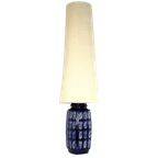West Germany Vloerlamp Keramiek 942-45 Blauw Vintage thumbnail 1