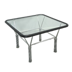 Glazen Jaren 70 Salontafel Met Chromen Onderstel thumbnail 1