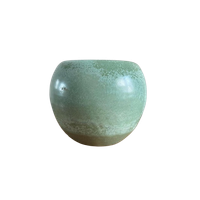 Vintage Turquoise Vaas - Gubbels Helden