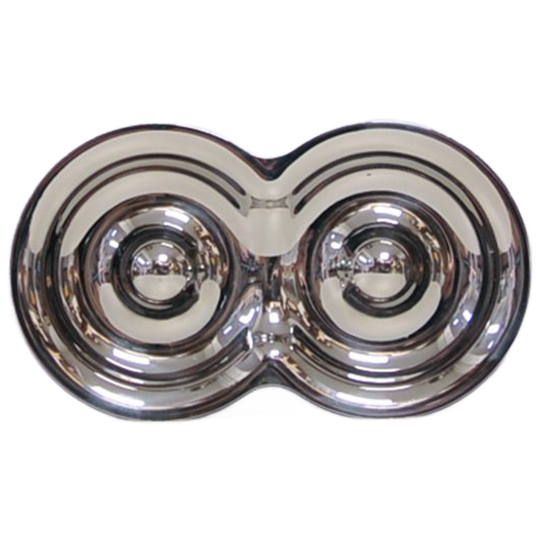 Chromen Schaaltje Rondjes 1