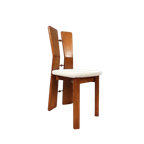 70'S Brutalist Dining Chairs - Bouclé Fabric thumbnail 1