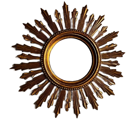 Italiaanse Zonnespiegel Sunburst Vintage 1
