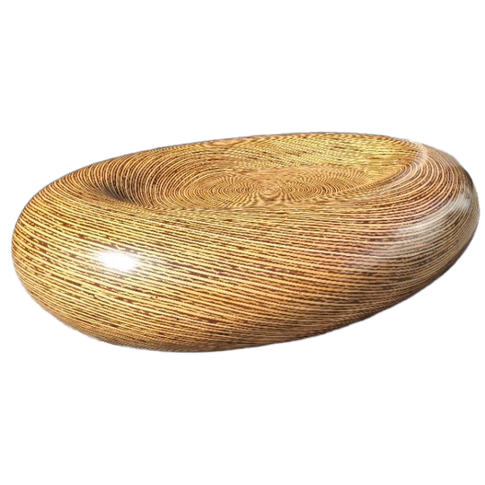 Unieke Jaren '70 Vintage Fiberglas Salontafel, Een Echte Eye-catcher! 1