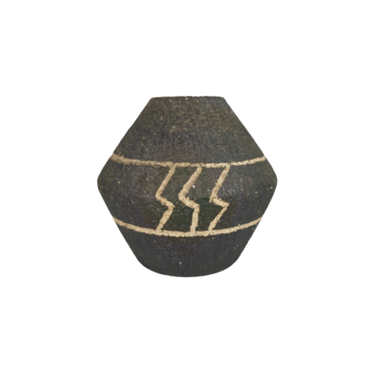 Pieter Groeneveldt - Sgraffito Vaas - Aardewerk - Made In Holland - 60's 1