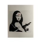 Banksy (1974) - Mona Lisa With Gun thumbnail 1