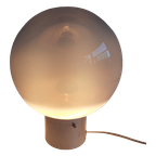 Space Age Large Spherical Glass Table Lamp thumbnail 1