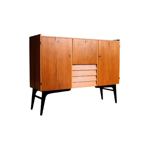 Vintage Sideboard | Wandkast | Jaren 60 | Zweeds