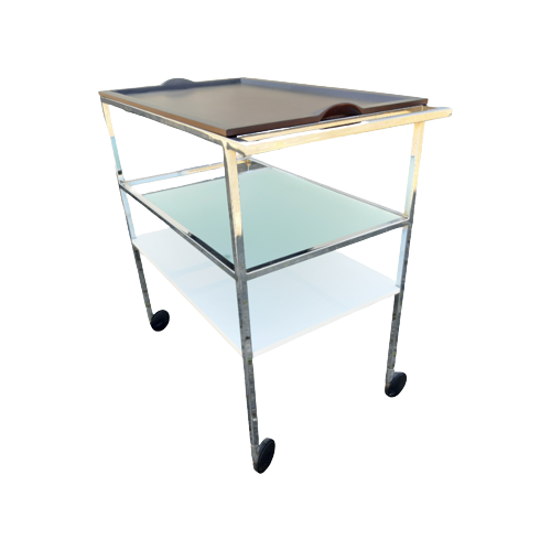 Vintage Design Serveertrolley, Topform, 1980S. H78L76D44