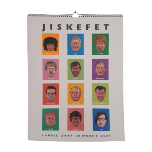 Jiskefet Kalender Met Maskers 2000 2001