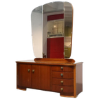 Vintage Kaptafel | Jaren 60 | Drieluik Spiegel thumbnail 1