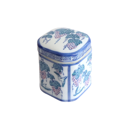 Vintage Chinese Deksel Potje, Jaren '60 1