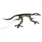 Wandlamp - Salamander - Hagedis - Handmade - Metaal - 90'S thumbnail 1