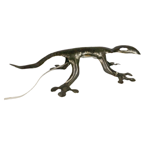 Wandlamp - Salamander - Hagedis - Handmade - Metaal - 90'S