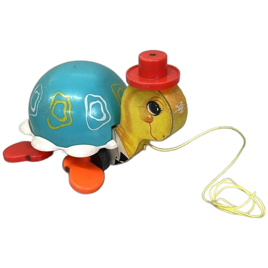 Fisher Price Vintage Trek Schildpad Speelgoed 1