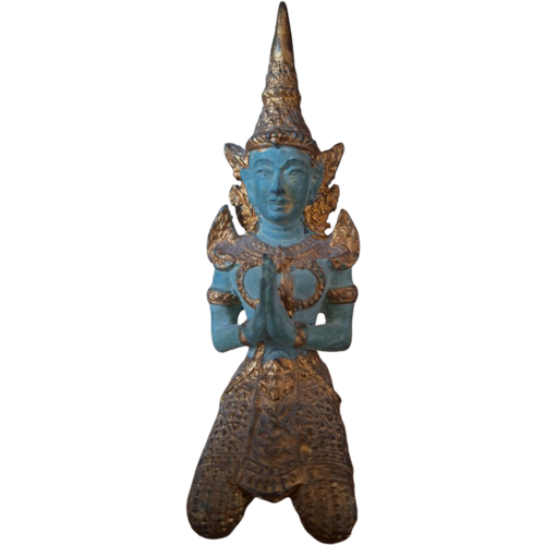 Brons Vergulde Thaise Boedha/Tempelwachter