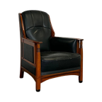 Art Deco Schuitema Mannelijke Fauteuil – Tijdloze Luxe En Comfort thumbnail 1