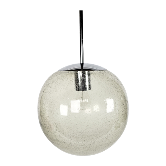 Peill & Putzler - Bubbelglas - Verchroomd Staal - West-germany - 1970's 1