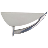 Vintage Blauet Wandlamp Glas Alu Postmodern Wall Lamp Spain