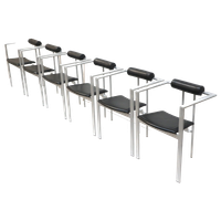 Set Van 6 Postmoderne Trix Fauteuils Van K.f. Förster Voor <<<brand>>>, Duitsland, Jaren 80