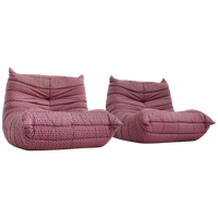 Set Vintage Togo Armchairs By Michel Ducaroy For Ligne Roset 1976