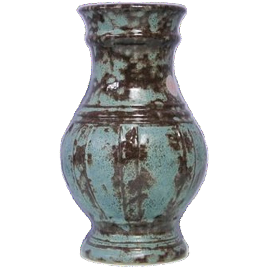 Blauwe & Bruine West Germany Vaas 1