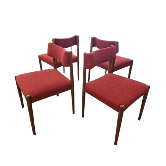 Set Van Vier Bovenkamp Bender Madsen Eetkamerstoelen 1