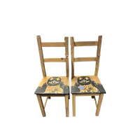 2 Stoelen Met Stoere Uil