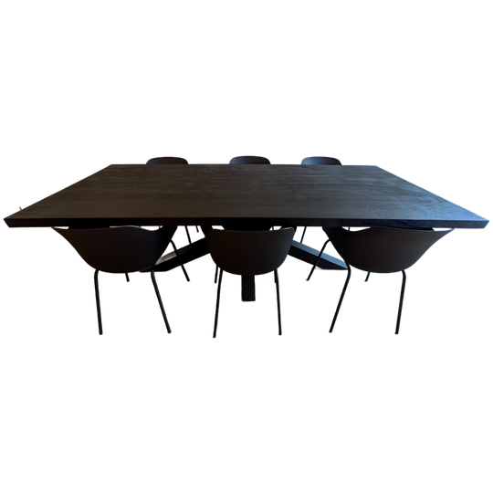 Robuuste, Mangohouten Eettafel Kala 240x100 Z.g.a.n. 1