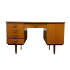 Vintage Houten Bureau / Schrijftafel thumbnail 1