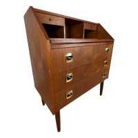 Charmante Deense Secretaire Cq Kaptafel, 1960'S