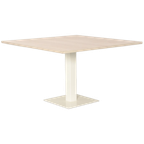 Solidesk Kantinetafel, Bladkleur Naar Keuze, 120 X 120 Cm, Vaste Hoogte Onderstel, Onderstel Opni thumbnail 1