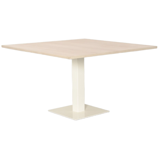 Solidesk Kantinetafel, Bladkleur Naar Keuze, 120 X 120 Cm, Vaste Hoogte Onderstel, Onderstel Opni 1