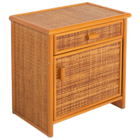 Vintage Rattan-wicker Cabinet
