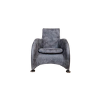 Nieuw - Montis Loge - Fauteuil - Grijs - Leder - Design thumbnail 1