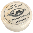 Antieke Porseleinen Flesendop Kemmerich Antwerp thumbnail 1