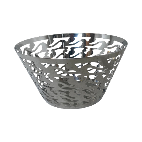 Stefano Giovannoni For Alessi - Bowl  Model ‘Ethno’ - Stainless Steel