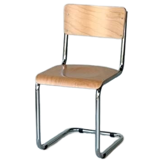 Retro Nieuwe Buisframe Eetkamerstoel 1