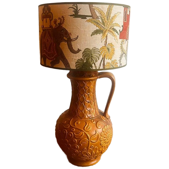Keramiek Lampvoet Vloerlamp Vintage West Germany 1