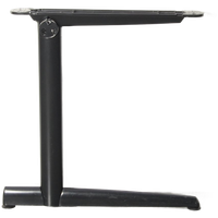 Ahrend 500 L-Poot, Zwart, Vaste Hoogte