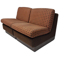 Modulaire Vintage Fauteuils / Bank, Jaren 60