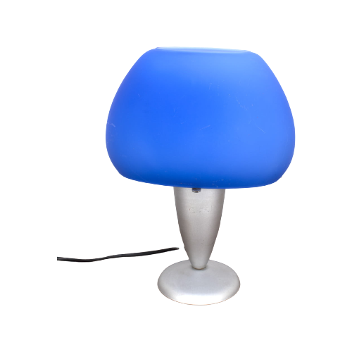 Blauw Glazen Tafellampje 65614
