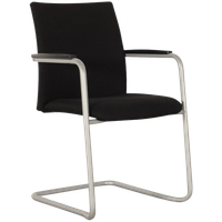 Vergaderstoel Haworth Comforto D5588, Zwart, Slede Frame