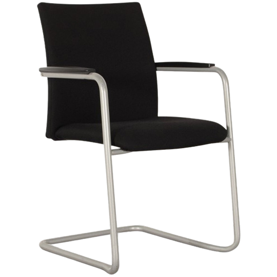 Vergaderstoel Haworth Comforto D5588, Zwart, Slede Frame 1