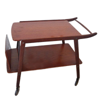 Vintage Jaren 60 Trolley/serveerwagen