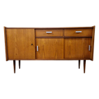 * Vintage Dressoir Jaren 60 Lowboard Teak Dressoir thumbnail 1