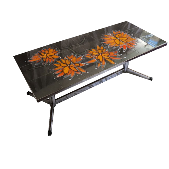 Vintage Salontafel Keramiek, Jaren '60/'70 1