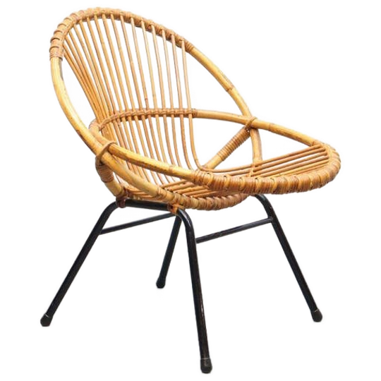 Vintage Stoel Rotan 1