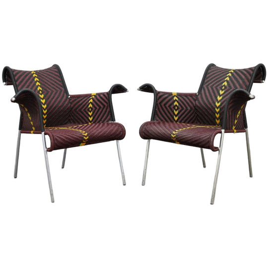 Set Of 2 “iris” Armchairs By Dominique Pétot For Moroso, 2009 1